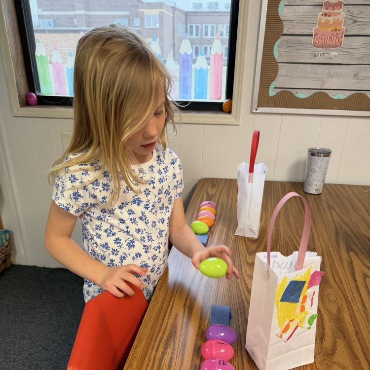 Can you post this please:  Each preschooler searched high and low to find the eggs with the letters in their name, so much excitement, teamwork, and proud smiles when they put it all together!