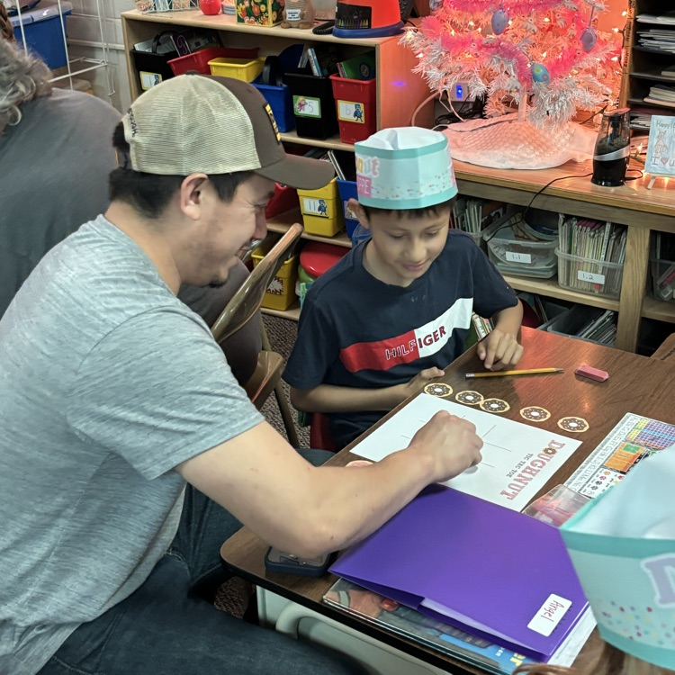D is for donuts!!! First Grade enjoyed Donuts with Dad today! Special thanks to Girard’s for donating the donuts!!