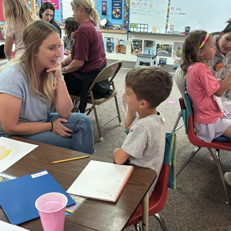 First grade enjoyed Moments with Mom yesterday!