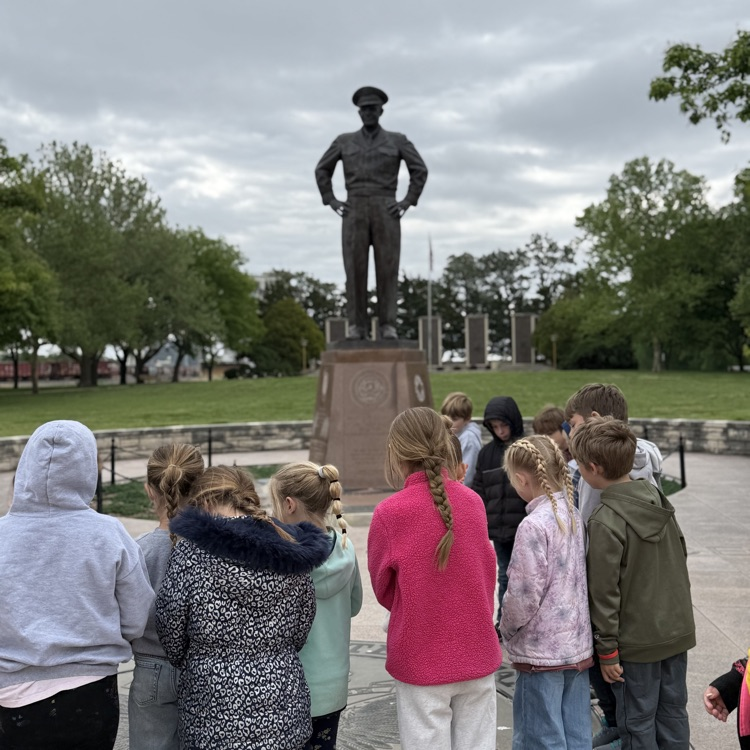 Our 2nd & 3rd graders had an unforgettable day at the Dwight D. Eisenhower Museum today!
