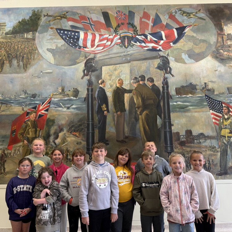 Our 2nd & 3rd graders had an unforgettable day at the Dwight D. Eisenhower Museum today!