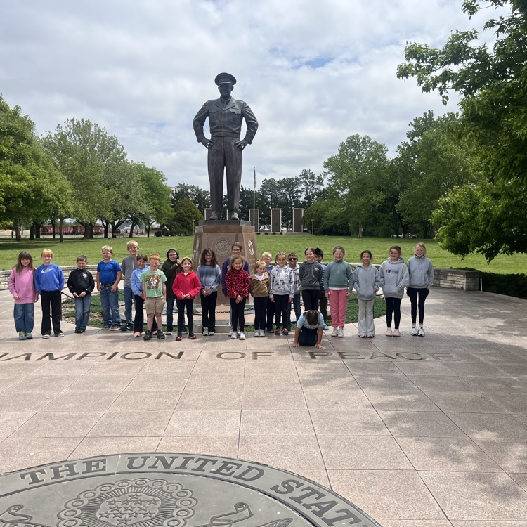 Our 2nd & 3rd graders had an unforgettable day at the Dwight D. Eisenhower Museum today!