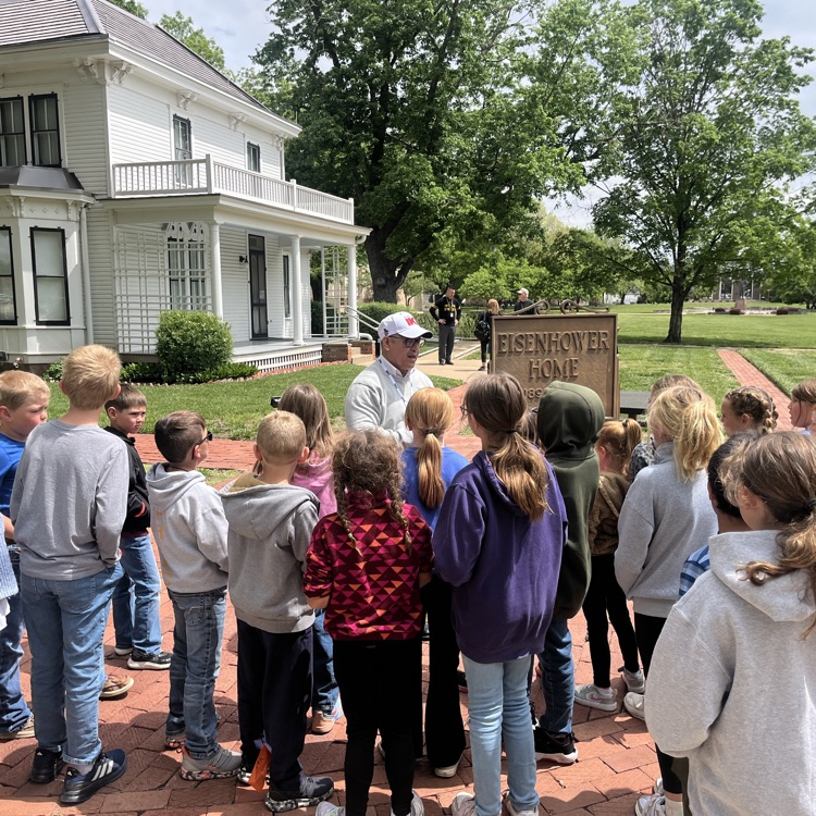 Our 2nd & 3rd graders had an unforgettable day at the Dwight D. Eisenhower Museum today!