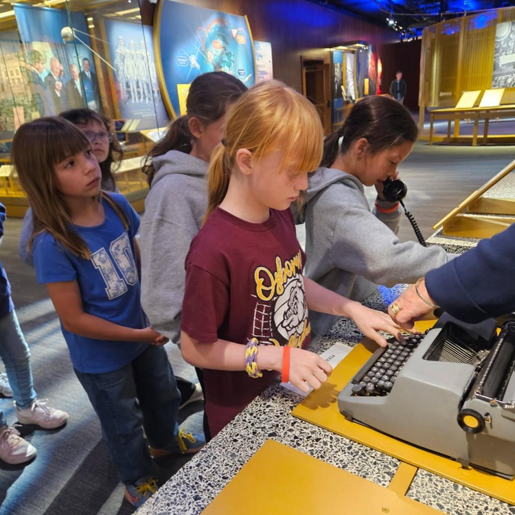 Our 2nd & 3rd graders had an unforgettable day at the Dwight D. Eisenhower Museum today!