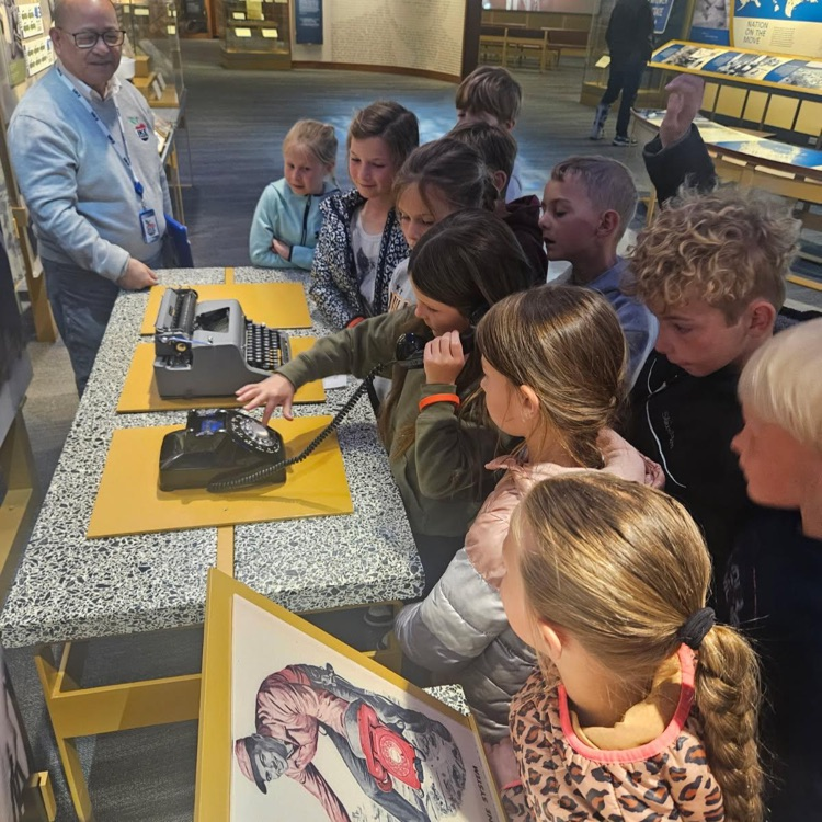 Our 2nd & 3rd graders had an unforgettable day at the Dwight D. Eisenhower Museum today!