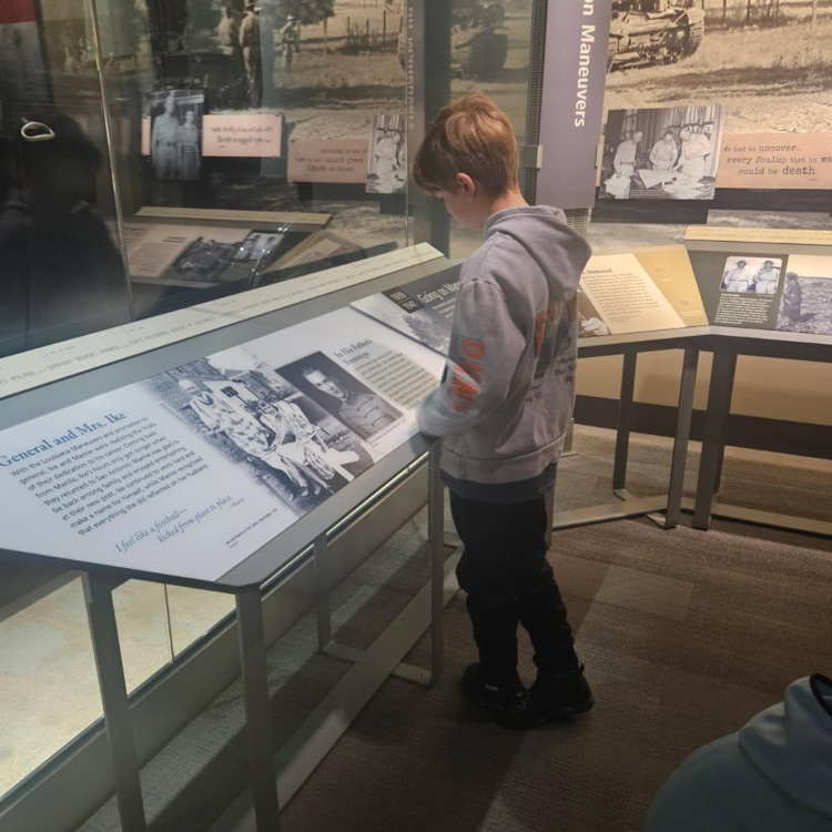 Our 2nd & 3rd graders had an unforgettable day at the Dwight D. Eisenhower Museum today!