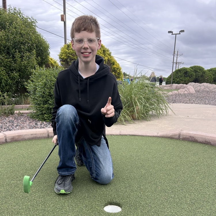 5th grade field trip to Hays to the Arc Park and Precision Mini Golf 