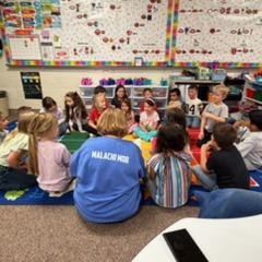Please post  Preschool got to visit Kindergarten!  