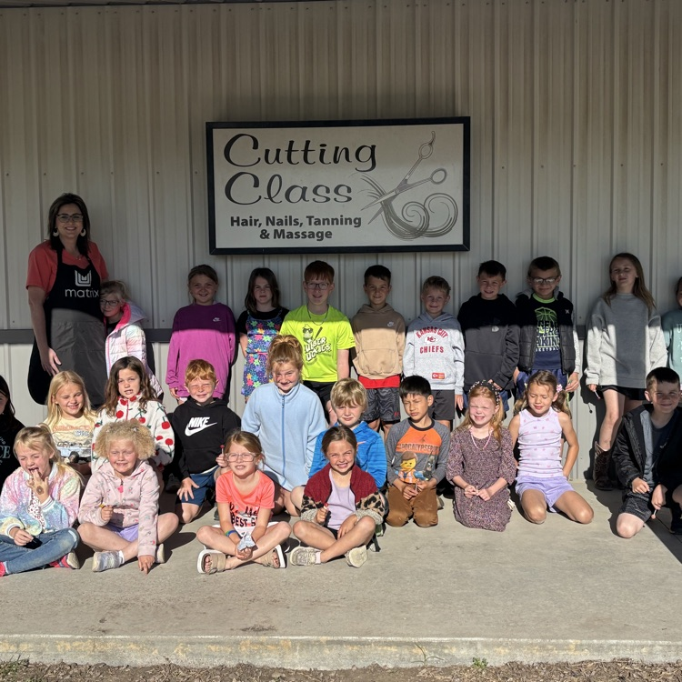 First grade enjoyed trips to the pharmacy and salon today!!