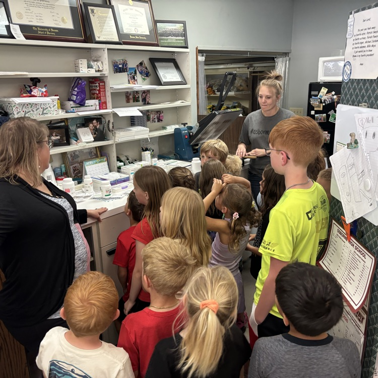First grade enjoyed trips to the pharmacy and salon today!!