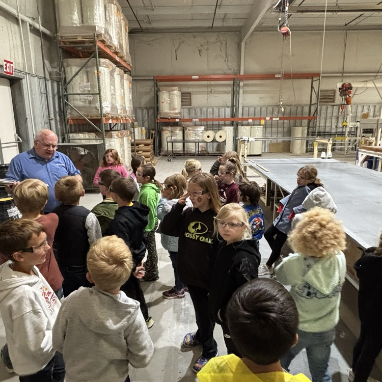 Brush Art and Osborne Industries were first grades two business trips today!