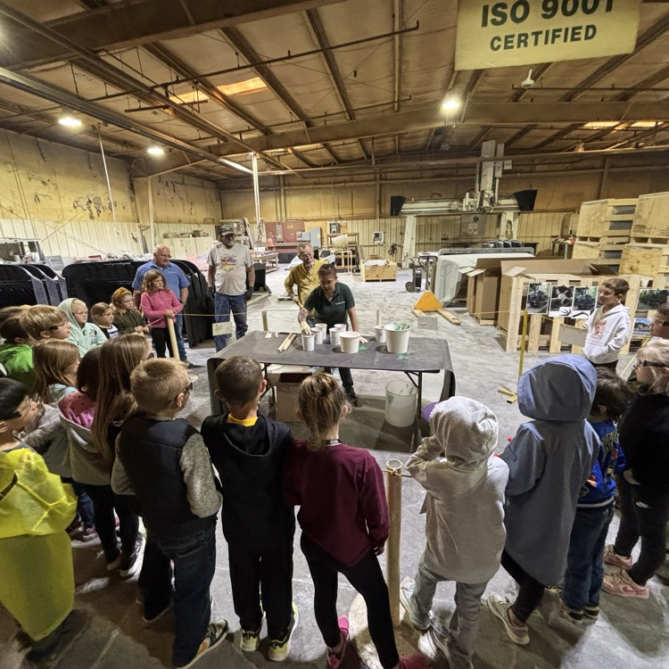 Brush Art and Osborne Industries were first grades two business trips today!