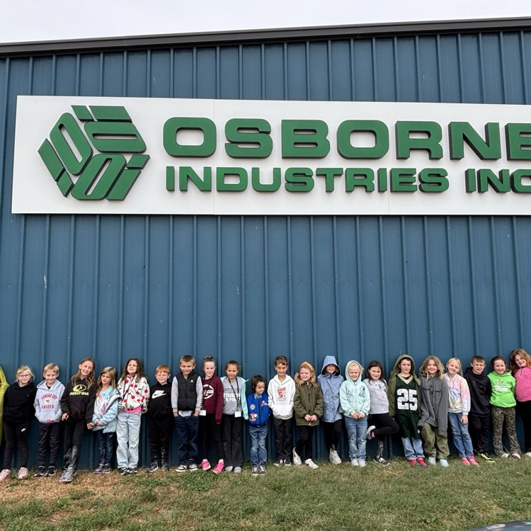 Brush Art and Osborne Industries were first grades two business trips today!