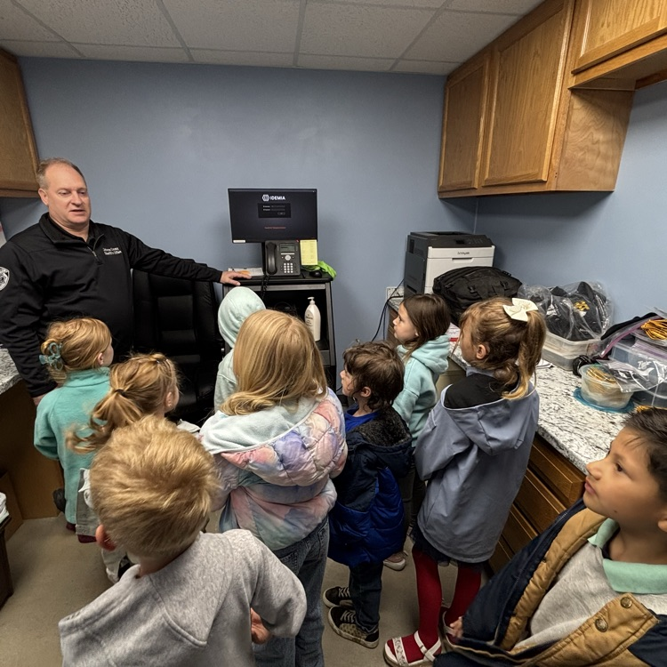 The Osborne County Sheriff’s Office was host to the first graders today!