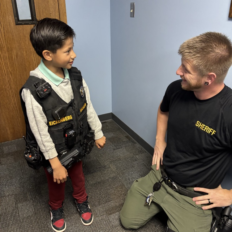 The Osborne County Sheriff’s Office was host to the first graders today!