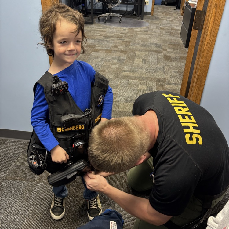The Osborne County Sheriff’s Office was host to the first graders today!