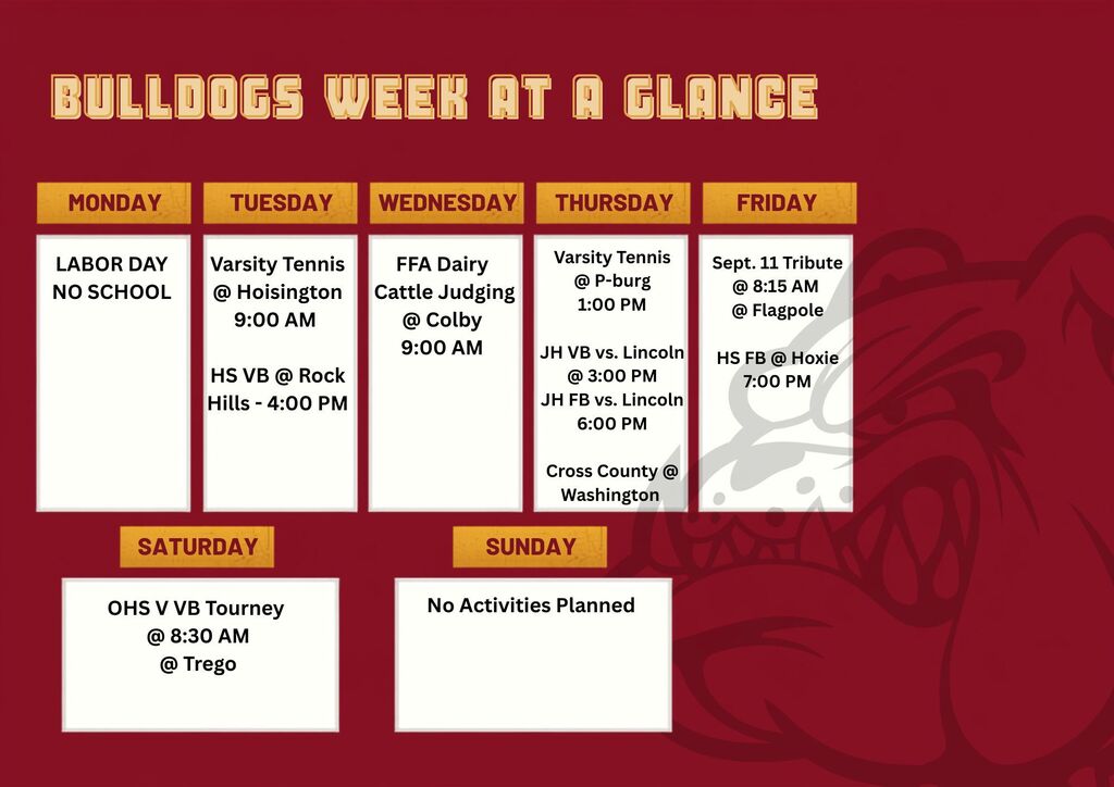 Week at a Glance