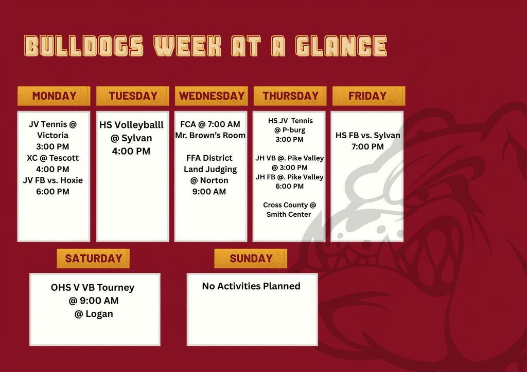 Week at a Glance