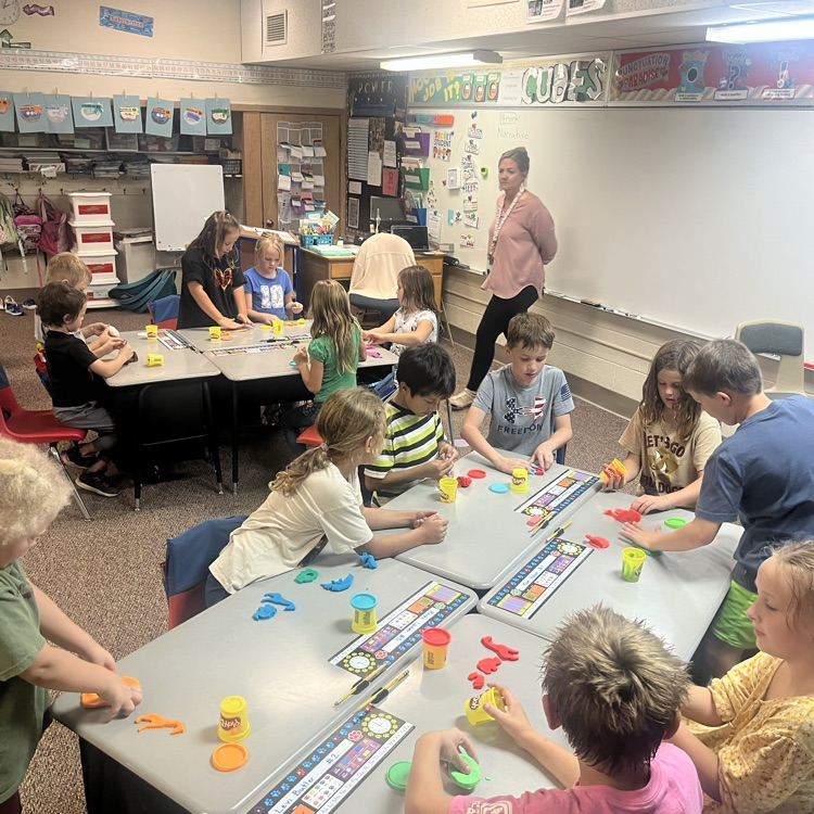 Kaser and man’s classes celebrated national pay-doh day!