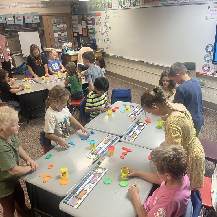 Kaser and man’s classes celebrated national pay-doh day!