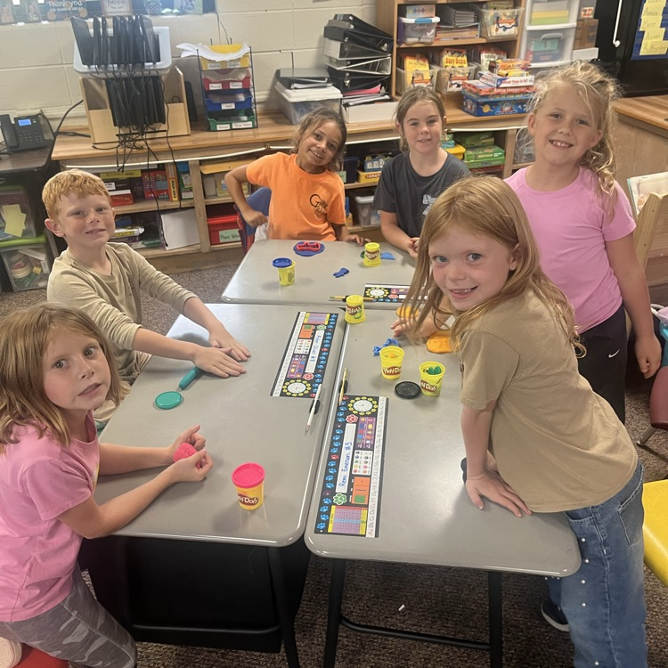 Kaser and man’s classes celebrated national pay-doh day!