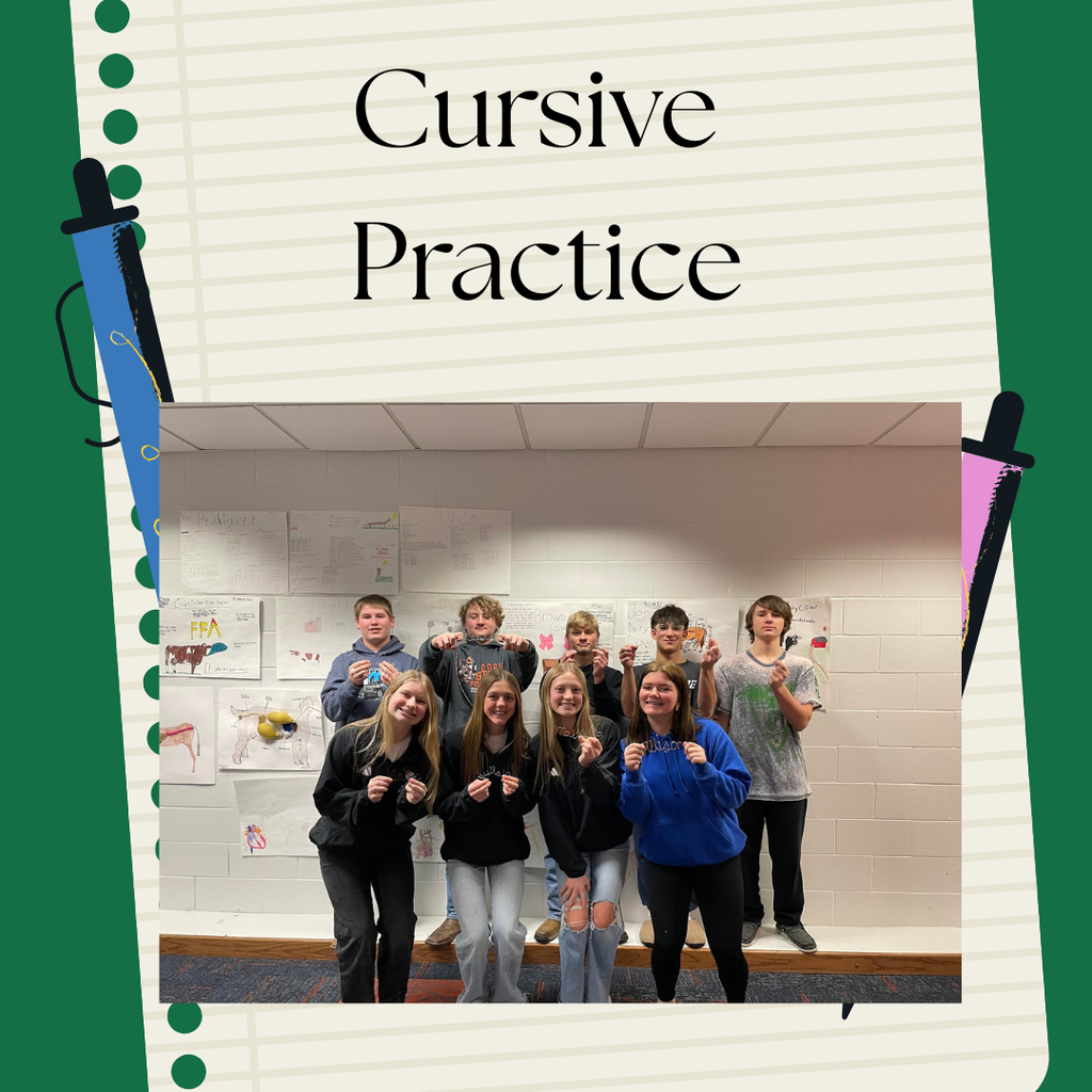 The students worked on writing their name in cursive, using ink, puff paint and then wire