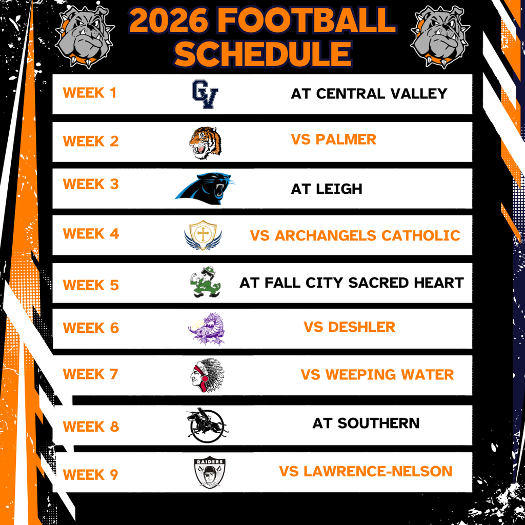 Football Game Schedule