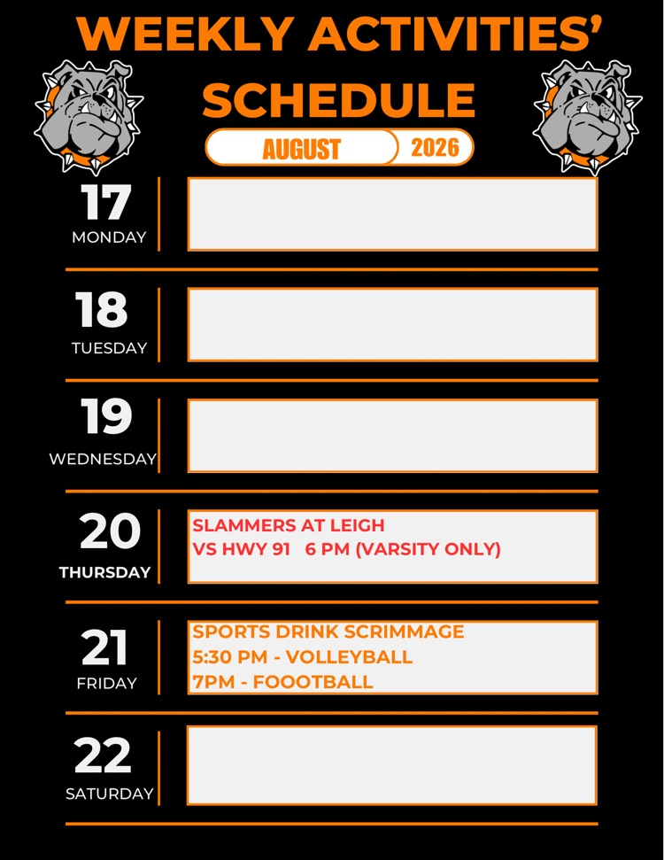 schedule 
