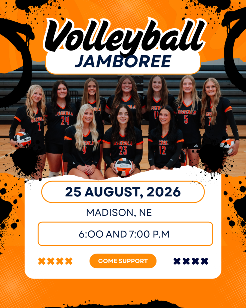 A girls volleyball team posing for a photo