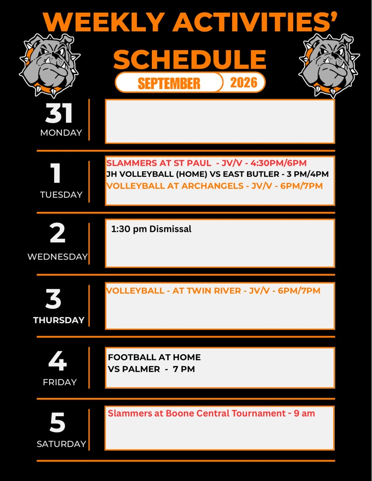 schedule