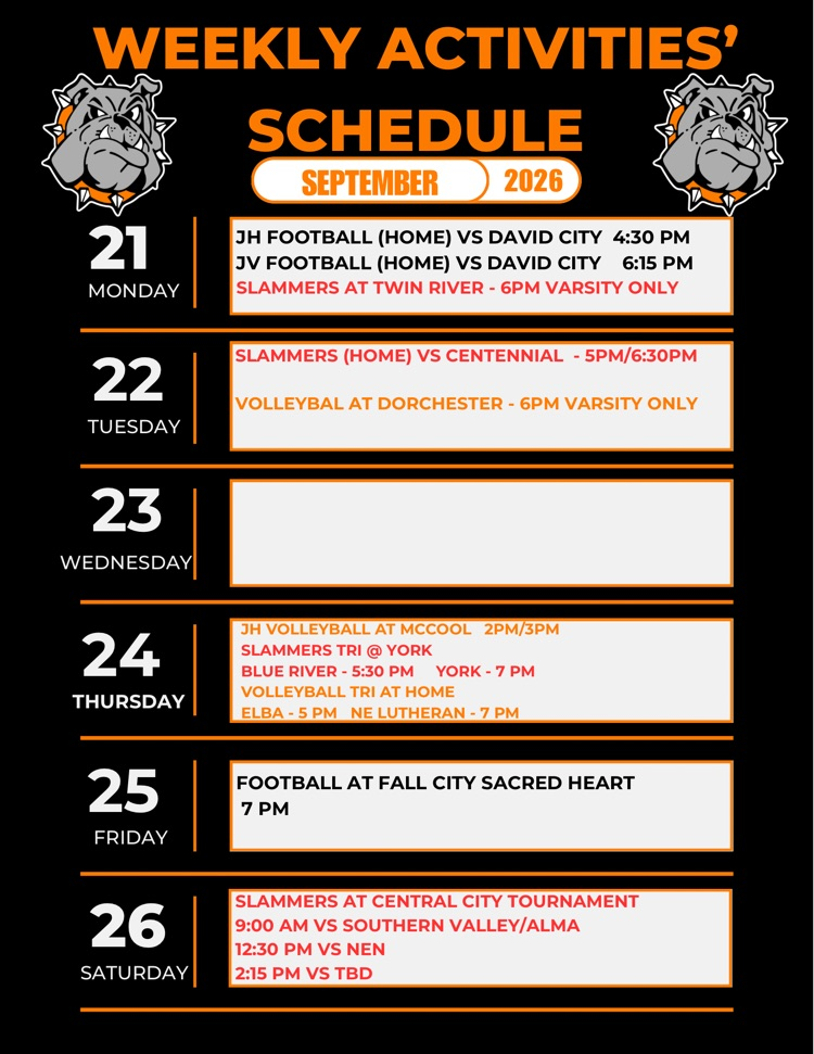 schedule 
