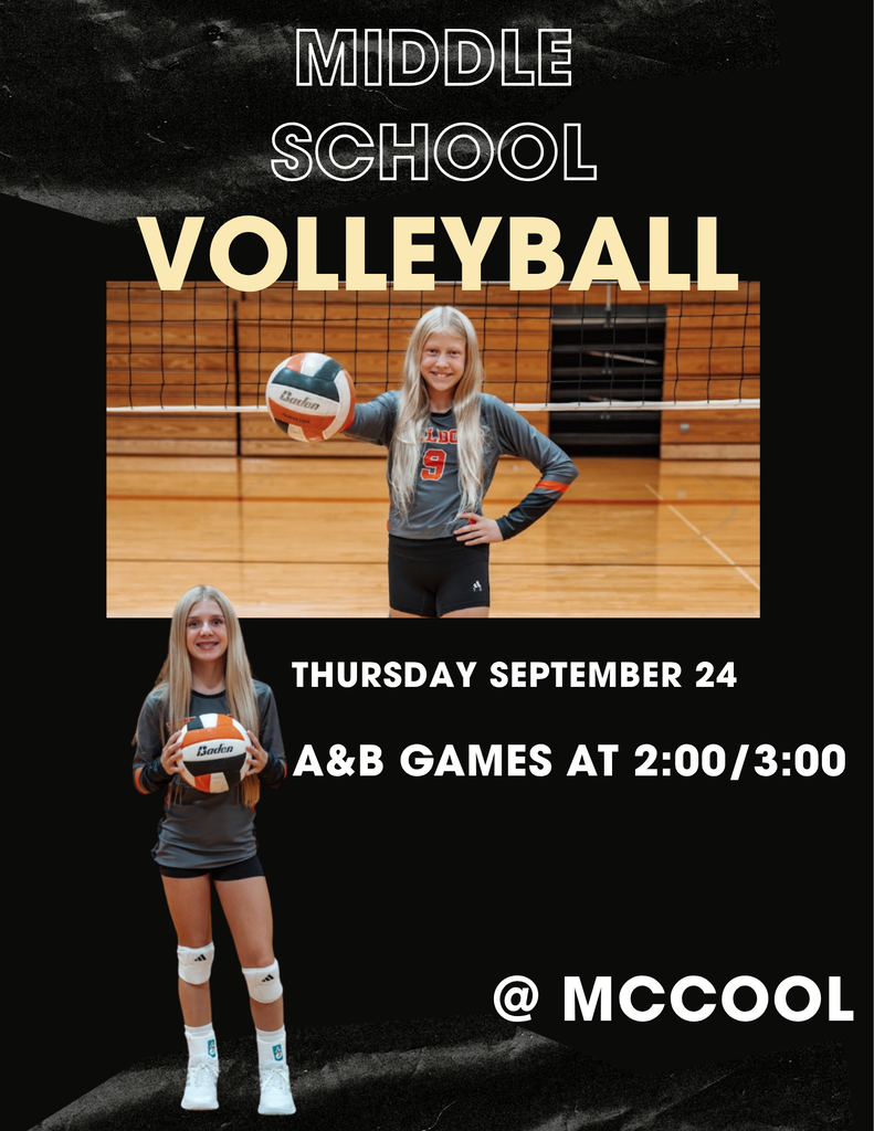 Junior High volleyball game 