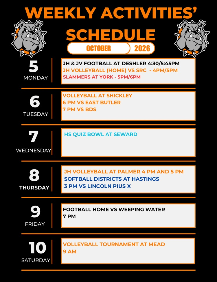 schedule 