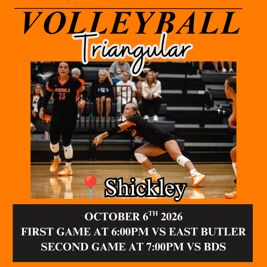 Varsity Volleyball Game VS BDS and East Butler on October 6th