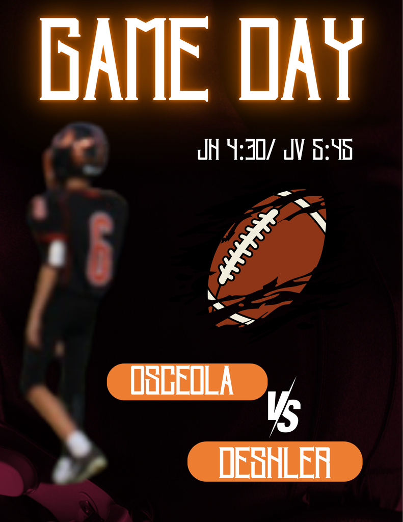 JH Football game in Deshler