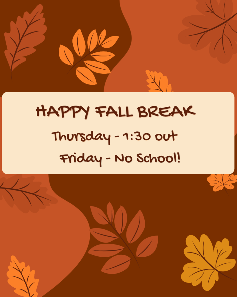 fall break poster