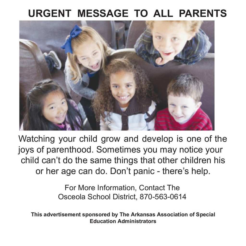 Special Education Parent Ad