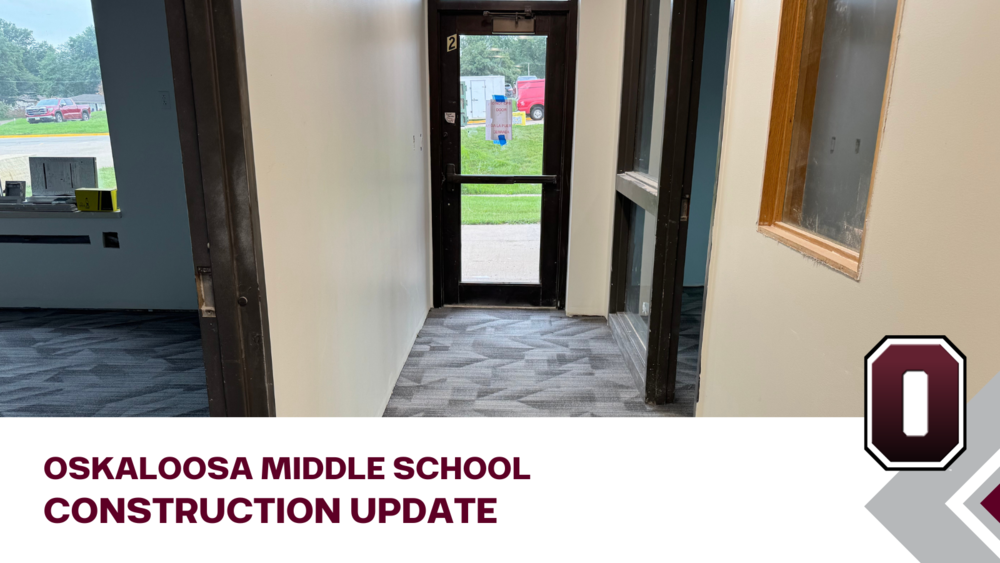 oskaloosa middle school construction update