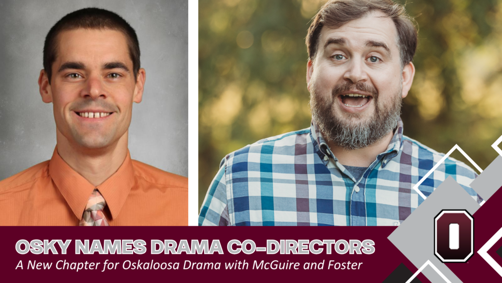 Oskaloosa High School drama direectors
