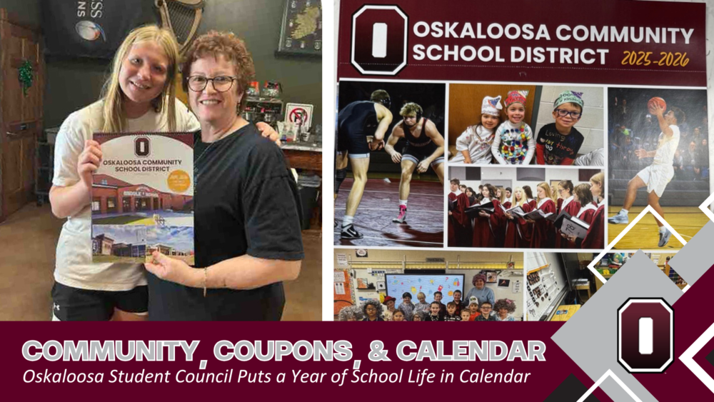 oskaloosa student council calendar