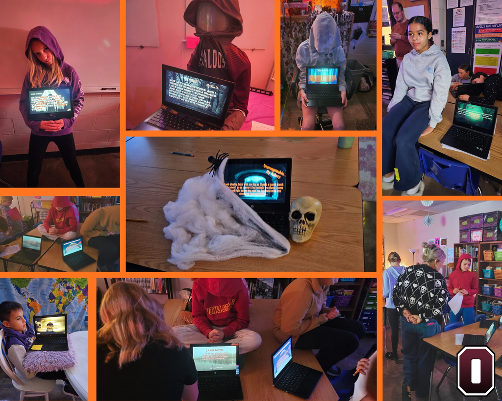 OMS 6th Grade "2 Sentence Horror Story Wax Museum"