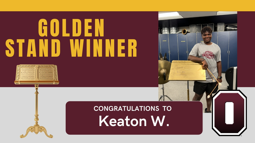Keaton W. (8th Grade) Golden Stand Winner November 2025