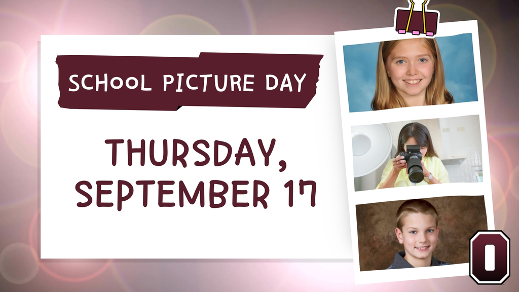picture day is thursday september 17 at OMS
