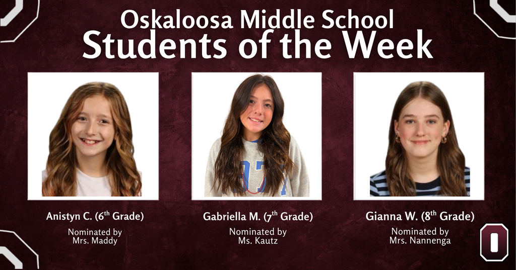 student of the week 9/16