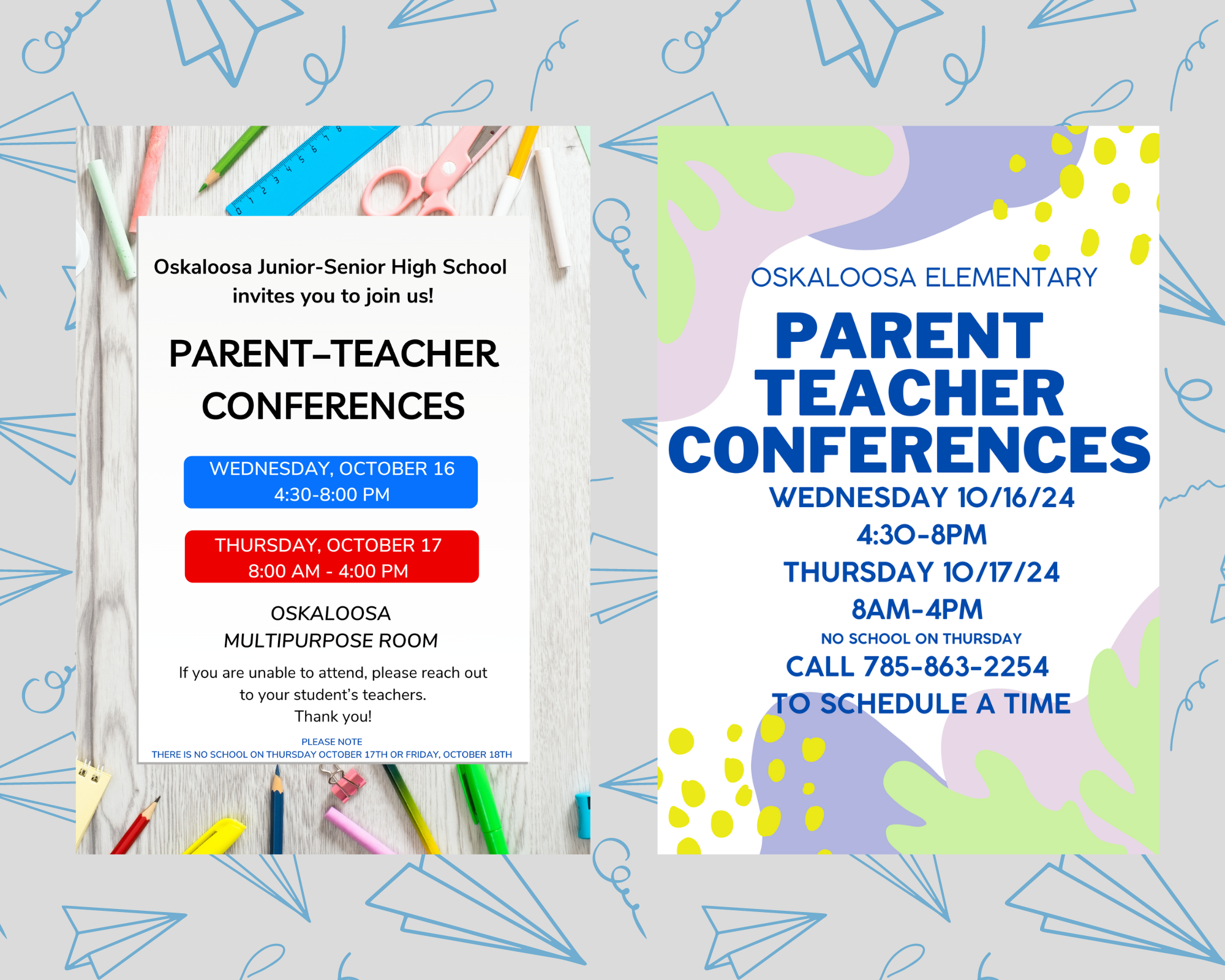 Parent Teacher Conference Flyer Template