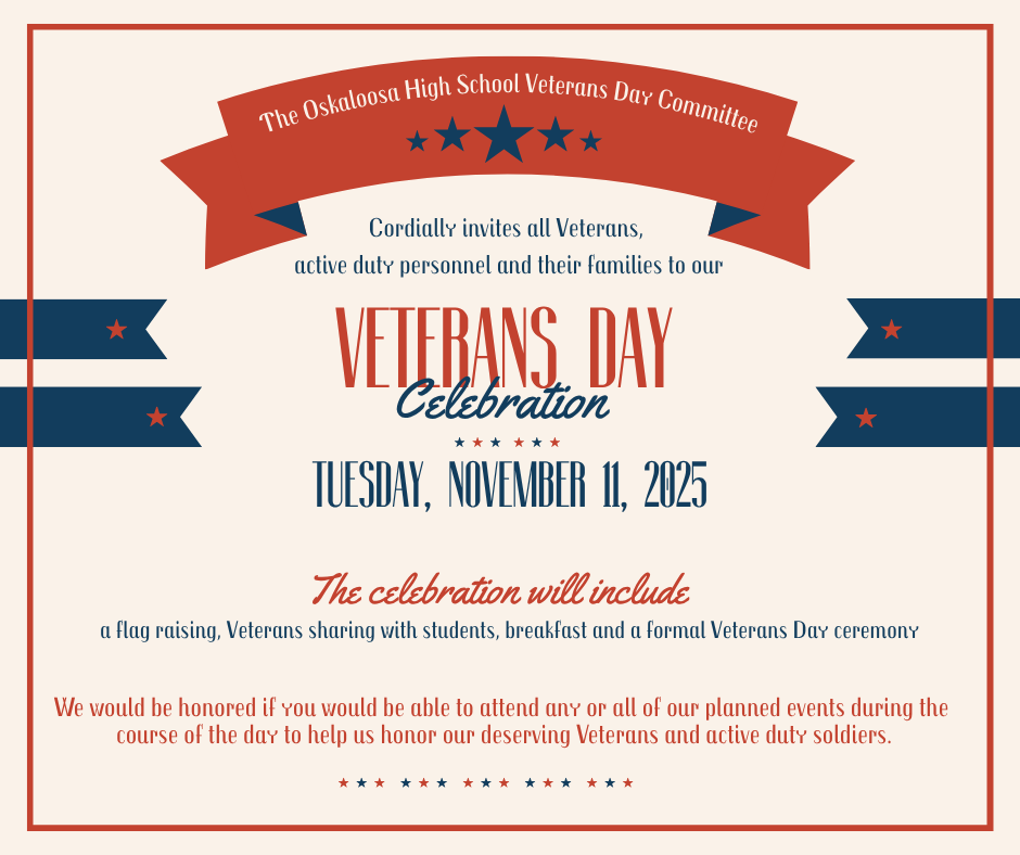 Veterans Day 2025 invite