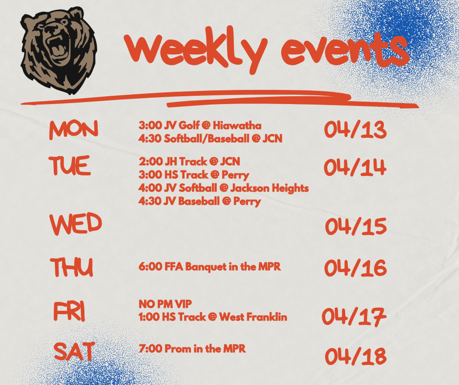 Weekly Events