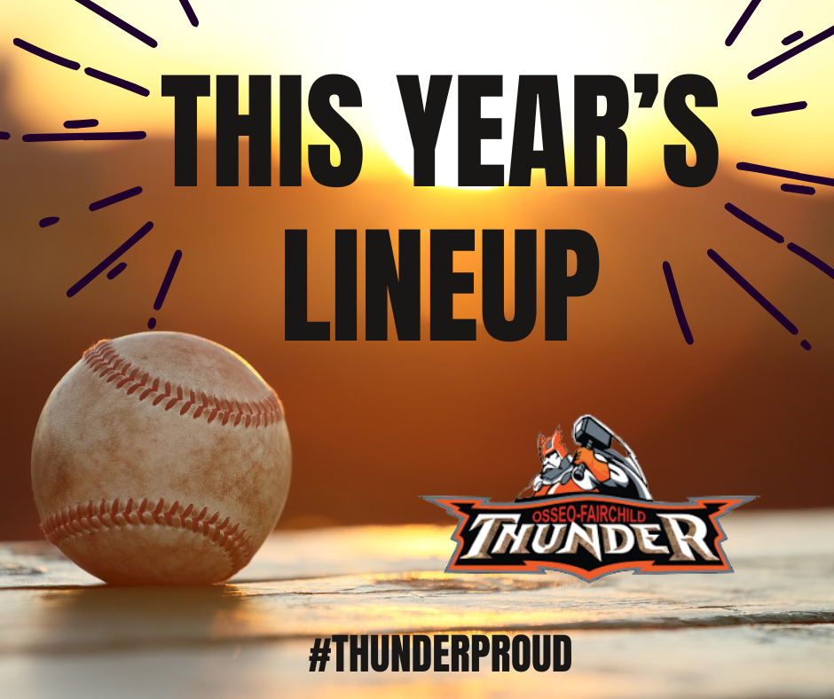 Thunder Logo with baseball