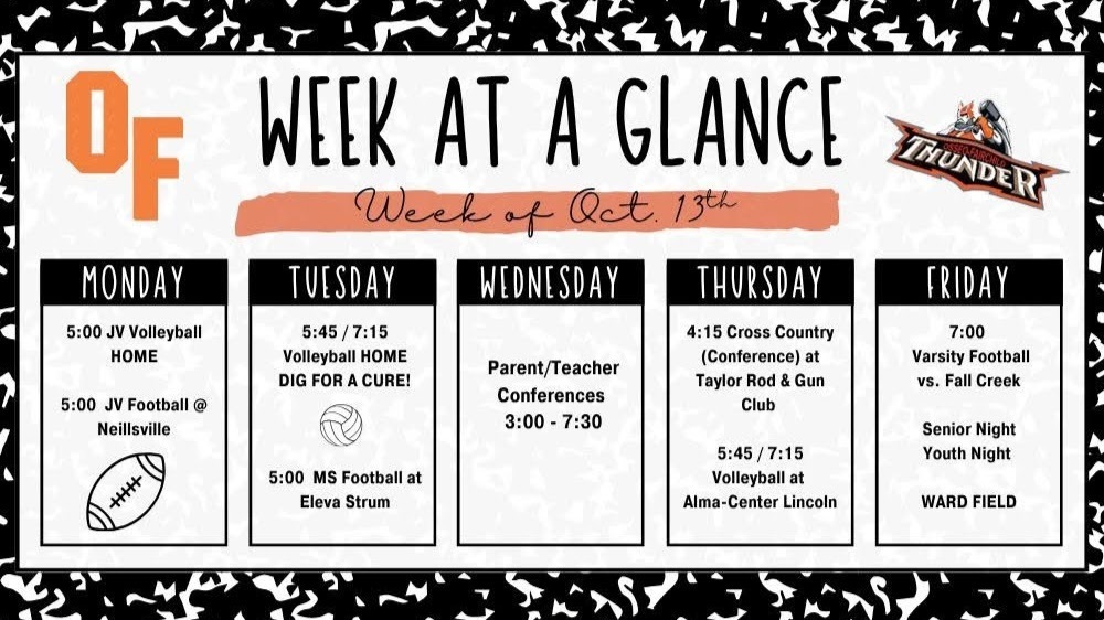Week At a Glance