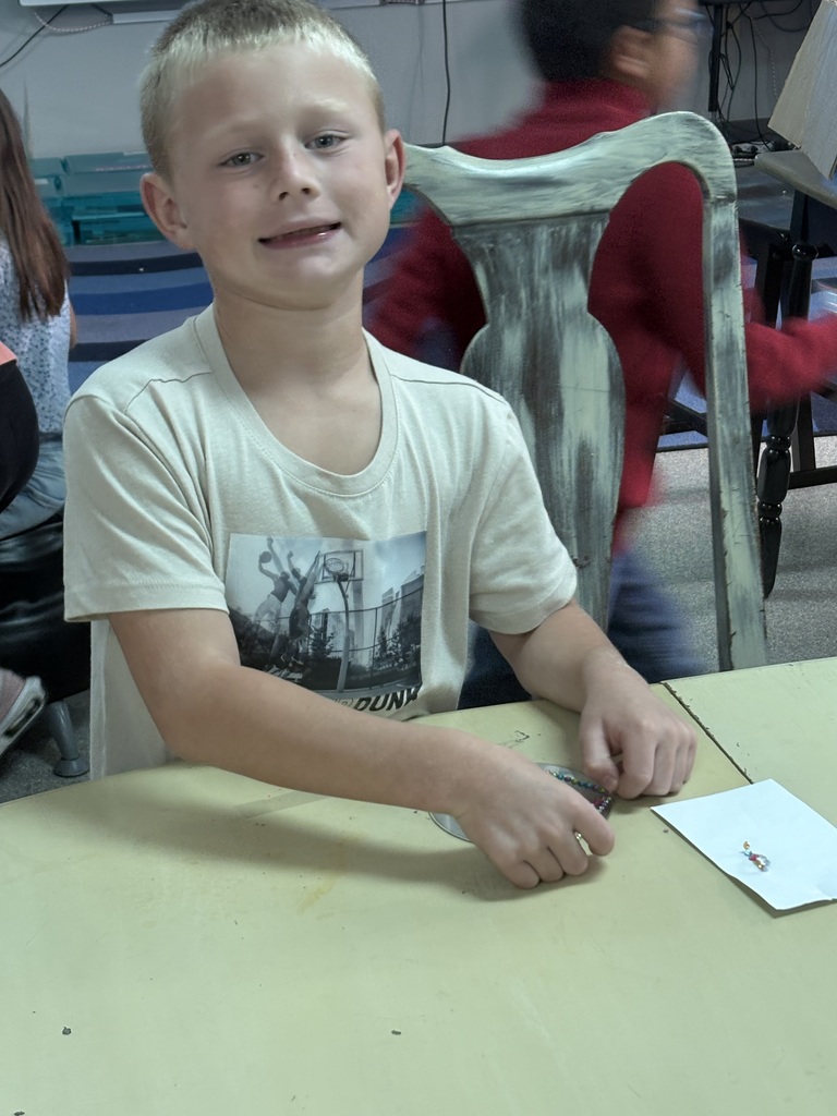 Student working